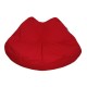 Kiss - Red Solid Cotton Twill